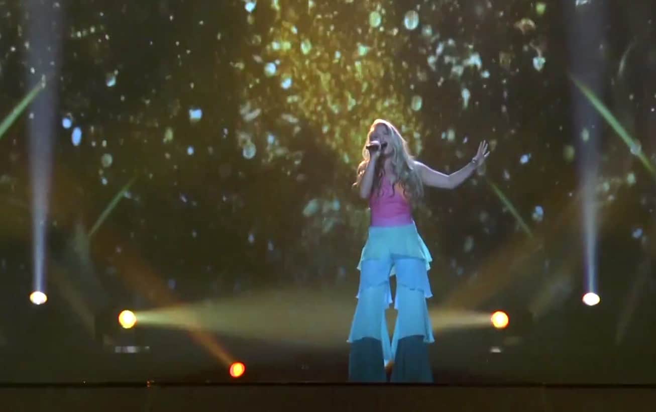 Video: Anja Nissen på scenen i Kiev for første gang!