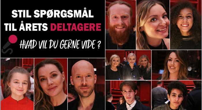 Stil spørgsmål til årets deltagere | Melodi Grand Prix 2018