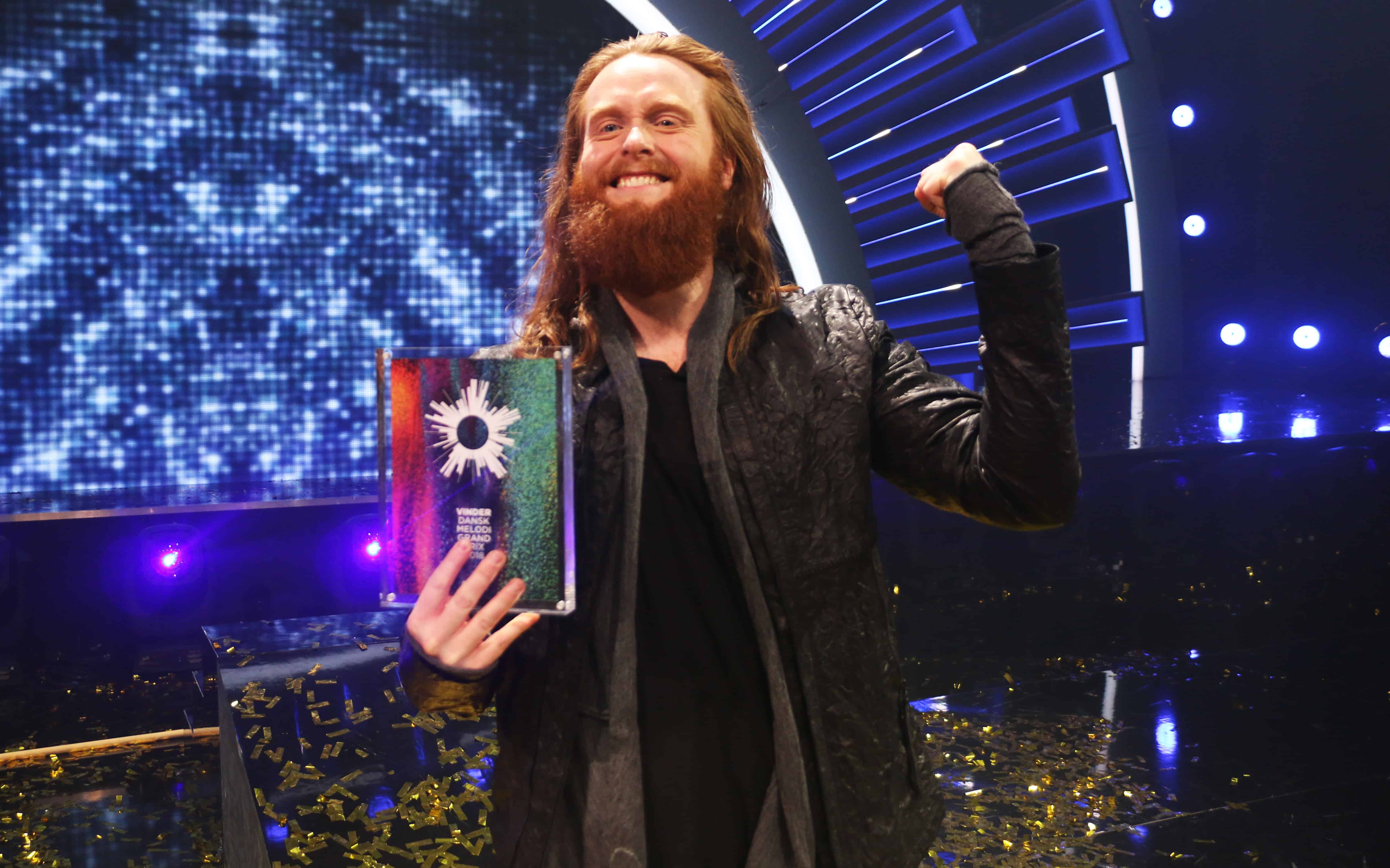 Melodi Grand Prix 2018 vinder Rasmussen efter sin sejr