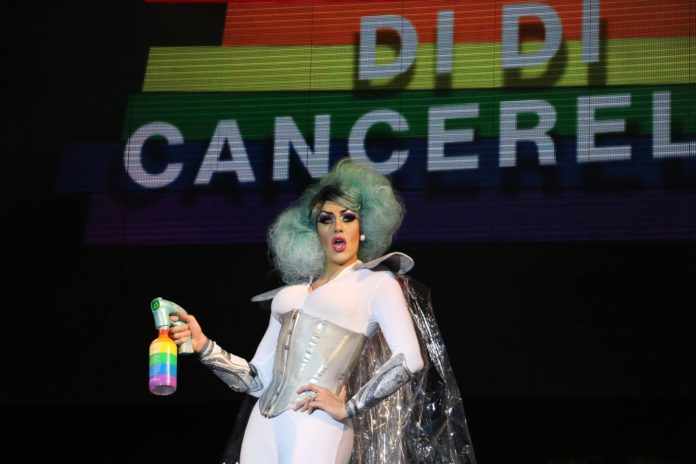 Didi Cancerella optrådte under Copenhagen Pride Drag Night 2019