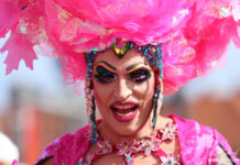 Galleri: Se billeder fra WorldPride 2021 paraden med start ved Rådhuspladsen Drag Queen, Miss OTB, under Worldpride 2021.