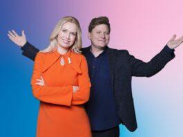 DMGP 2023. Værter Tina Müller og Heino Hansen