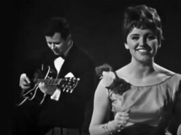 Grethe og Jørgen Ingmann vinder Dansk Melodi Grand Prix 1963.