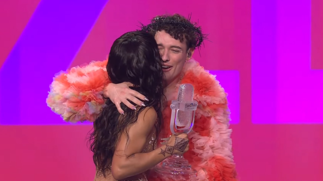 Schweiz vinder Eurovision Song Contest efter en dramatisk optakt