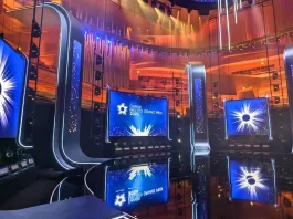 Melodi Grand Prix 2024 scenen i DR Koncerthuset