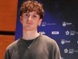Andreas Kruse deltager i Melodi Grand Prix 2025 - Foto fra præsentationen i DR.