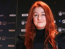 Mariya deltager i Melodi Grand Prix 2025 - Foto fra præsentationen i DR.