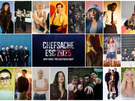 De 24 artister i årets tyske udvælgelse til Eurovision, Chefsache ESC 2025, er valgt.