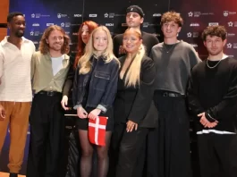 De 8 deltagere i Dansk Melodi Grand Prix 2028 præsenteret på pressemøde i DR.