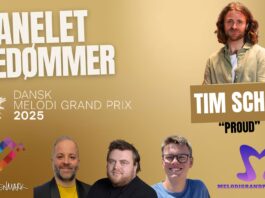 Panelet bedømmer Tim Schou - Proud i Dansk Melodi Grand Prix 2025