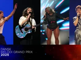 Airplay succes for sangene i Dansk Melodi Grand Prix 2025. Fire sange er pt. i top 25.