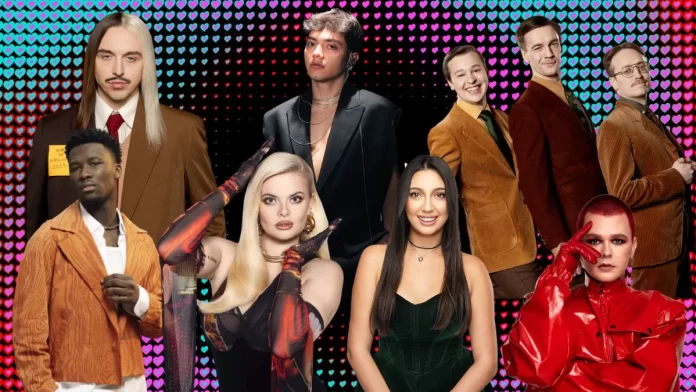 Eurovision 2025 poll. Stem på dine 10 favoritter i de 2 semifinaler.