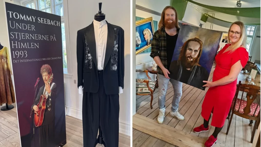 Melodi Grand Prix udstilling på Gimsinghoved Kunst og Kulturcenter