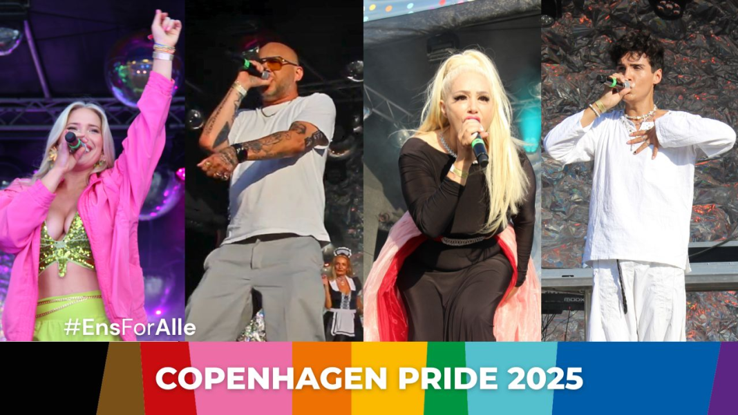 Videogalleri: Melodi Grand Prix-stjerner indtager Rådhuspladsen