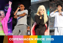 Videogalleri: Melodi Grand Prix-stjerner indtager Rådhuspladsen Anja Nissen, Sada Vidoo, Pharfar og Sander optræder på Copenhagen Pride 2025 - Se video galleriet.