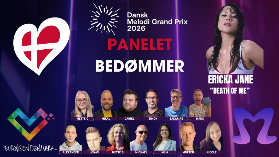 Panelet bedømmer Ericka Jane – “Death Of Me” (DMGP 2026)